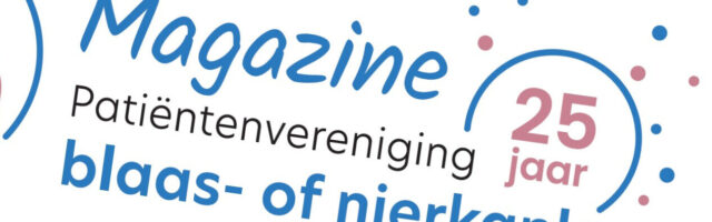 Cover magazine patiëntenvereniging blaas- of nierkanker